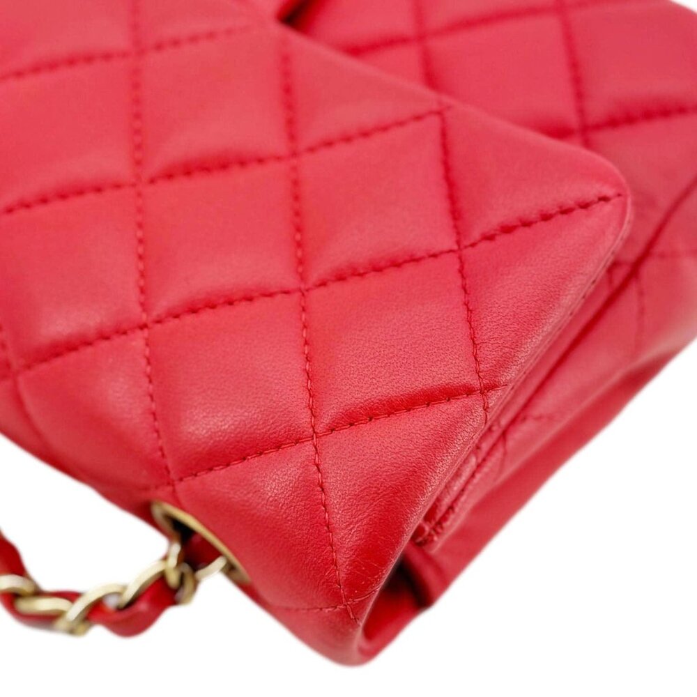 Chanel Classic Rectangular Flap Mini Quilted Leat… - image 6